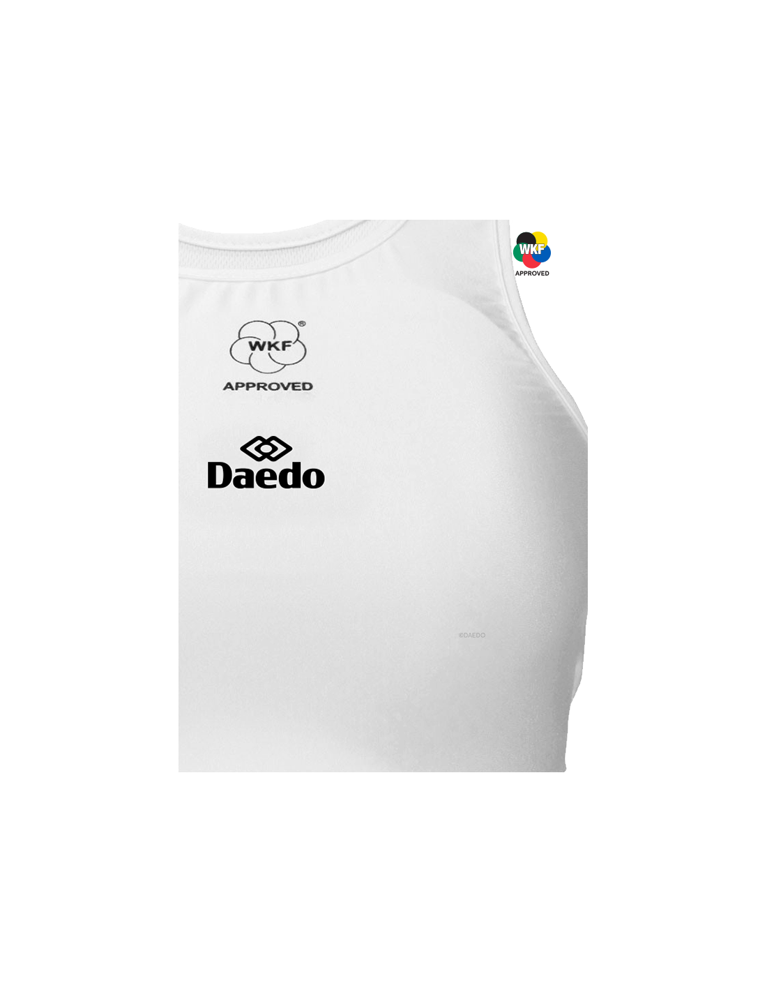 WKF Female Chest Protector with shirt*++*WKF Female Chest Protector